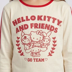Blusa Juvenil Menina Hello Kitty Go Team