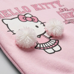 Blusa Infantil Menina Moletom Hello Kitty Pompom