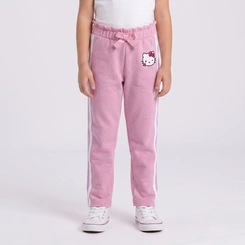 Calça Infantil Menina Moletom Hello Kitty Flare