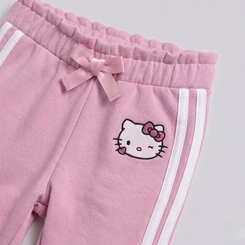 Calça Infantil Menina Moletom Hello Kitty Flare