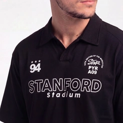 Camiseta Polo Masculina Manga Curta Estilo Esportivo Overcore