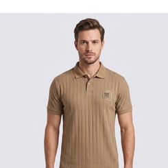 Camisa Polo Masculina Manga Curta Canelada Gangster