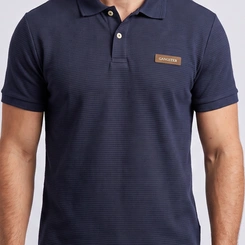 Camisa Polo Masculina Manga Curta Texturizada Gangster