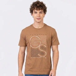 Camiseta Masculina Manga Curta Com Estampa Gangster
