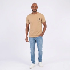 Camiseta Masculina Manga Curta Lisa Gangster
