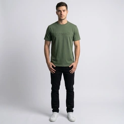 Camiseta Masculina Manga Curta Lisa Gangster