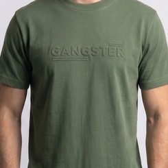Camiseta Masculina Manga Curta Lisa Gangster