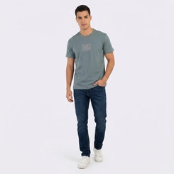 Camiseta Masculina Manga Curta Casual Gangster