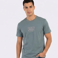 Camiseta Masculina Manga Curta Casual Gangster