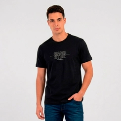 Camiseta Masculina Manga Curta Casual Gangster