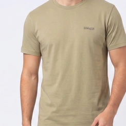 Camiseta Masculina Manga Curta Casual Lisa Gangster