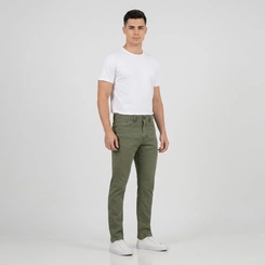 Calça Masculina Jeans Slim Verde Gangster