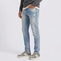 Calça Masculina Reta Jeans Gangster