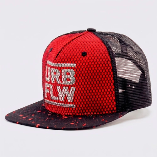 Boné Masculino Trucker Tela Aba Reta Overcore