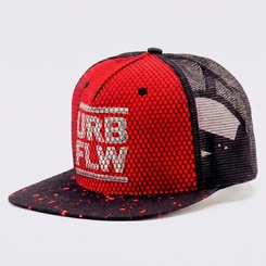 Boné Masculino Trucker Tela Aba Reta Overcore
