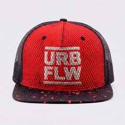 Boné Masculino Trucker Tela Aba Reta Overcore