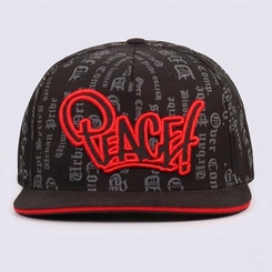 Boné Masculino Snapback Aba Reta Peace Overcore