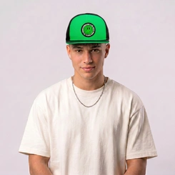 Boné Masculino Snapback Aba Reta Smiley Overcore