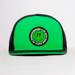 Boné Masculino Snapback Aba Reta Smiley Overcore