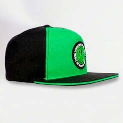 Boné Masculino Snapback Aba Reta Smiley Overcore