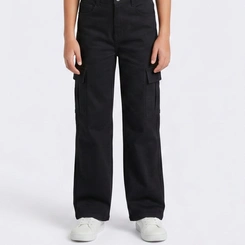 Calça Juvenil Feminina Cargo Jeans Lordan