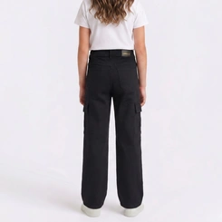 Calça Juvenil Feminina Cargo Jeans Lordan