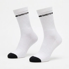 Kit 3 Pares De Meias Masculinas Atoalhadas Cano Médio Gangster