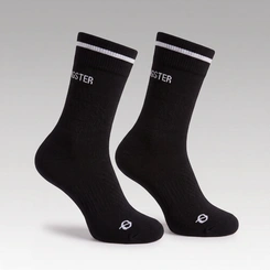 Kit 3 Pares De Meias Masculinas Atoalhadas Cano Médio Gangster
