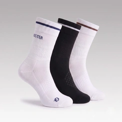 Kit 3 Pares De Meias Masculinas Atoalhadas Cano Médio Gangster