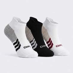 Kit 3 Pares De Meias Masculinas Soquete Atoalhadas Gangster