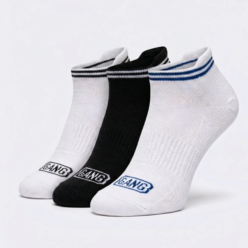 Kit 3 Pares De Meias Masculinas Soquete Atoalhadas Gangster