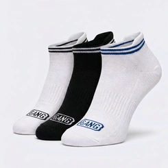 Kit 3 Pares De Meias Masculinas Soquete Atoalhadas Gangster