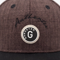 Boné Masculino Strapback Aba Curva Authentic Gangster