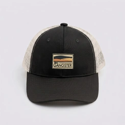Boné Masculino Strapback Aba Curva Trucker Gangster
