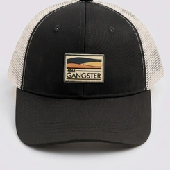 Boné Masculino Strapback Aba Curva Trucker Gangster
