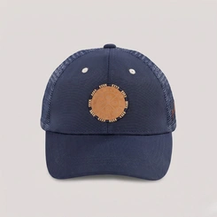 Boné Masculino Strapback Aba Curva Trucker Com Logo Gangster