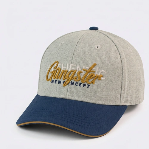 Boné Masculino Strapback Aba Curva Authentic Gangster