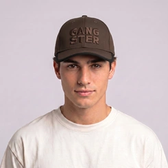 Boné Masculino Strapback Aba Curva Casual Gangster