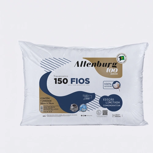 Travesseiro Altenburg Edição Comemorativa 100 Anos 150 Fios
