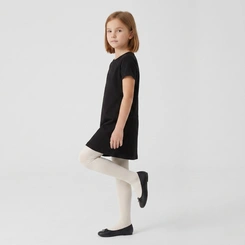 Meia Calça Infantil Menina Canelada Fio 70 Selene