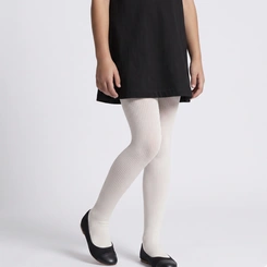 Meia Calça Infantil Menina Canelada Fio 70 Selene