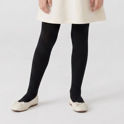 Meia Calça Infantil Menina Canelada Fio 70 Selene