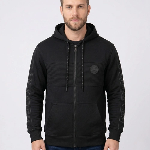 Blusa De Moletom Masculina Com Capuz E Zíper Gangster
