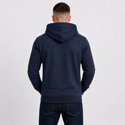 Blusa De Moletom Masculina Bicolor Com Zíper E Capuz Gangster