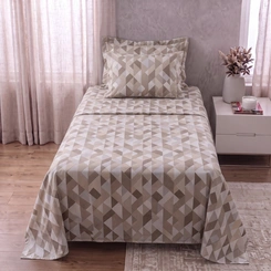 Jogo De Cama Solteiro Essenciale 3 Peças 100% Algodão Corttex