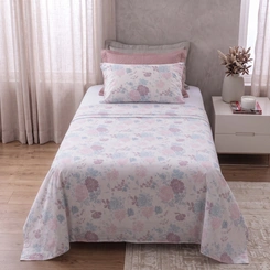 Jogo De Cama Solteiro Essenciale 3 Peças 100% Algodão Corttex