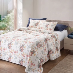 Jogo De Cama Casal Essenciale 4 Peças 100% Algodão Corttex