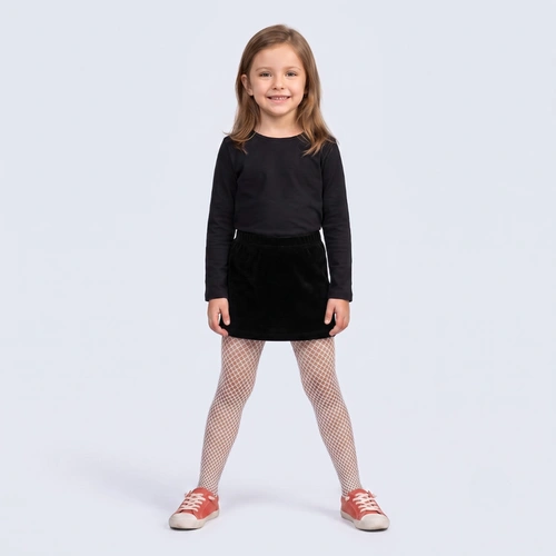 Meia Calça Infantil Menina Arrastão Selene