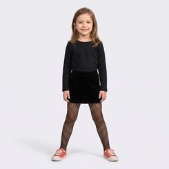 Meia Calça Infantil Menina Arrastão Selene