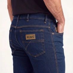 Calça Jeans Masculina Kaeru Elastano Tradicional Reta